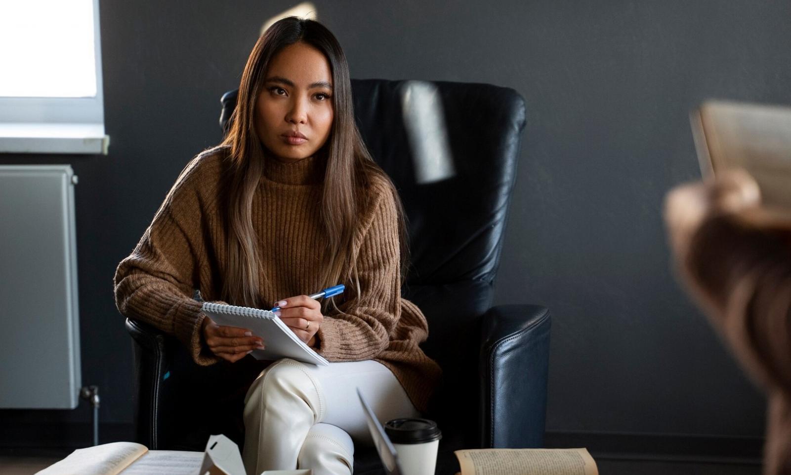 Financial planning session with business documents and analysis tools